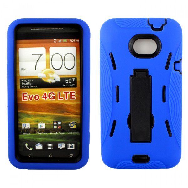 Wholesale HTC Evo 4G LTE Armor Hybrid (Blue-Black)